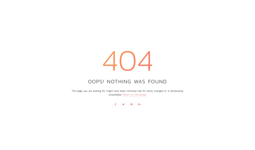 trouble error 404